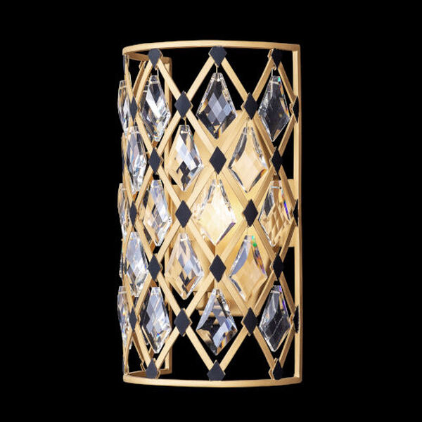 Windsor French Gold Matte Black One-Light Wall Sconce, image 4