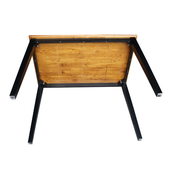 Black And Cherry 48 x 36-Inch Solid Wood Counter Height Table, image 5