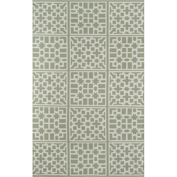Palm Beach Lake Trail Green Indoor/Outdoor Rug, image 1