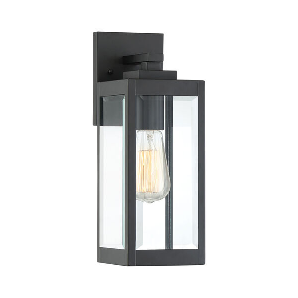 Westover Earth Black 14-Inch One-Light Outdoor Wall Sconce, image 1