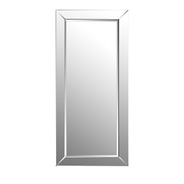 Glass Framed 78 x 35-Inch Rectangle Floor Mirror, image 2