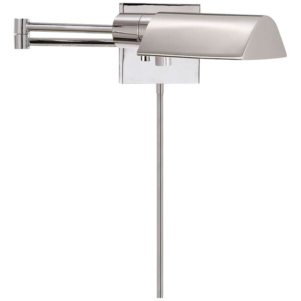 Studio Swing Arm Wall Light in Polished Nickel by Studio VC, image 1