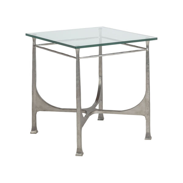 Metal Designs Gray Bruno Square End Table, image 1