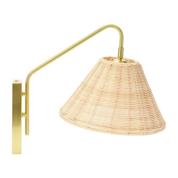 Brushed Brass One-Light Wall Sconce, image 1