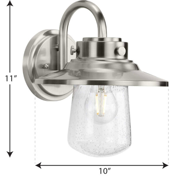 P560263-135: Tremont Stainless Steel One-Light Outdoor Wall Lantern, image 3