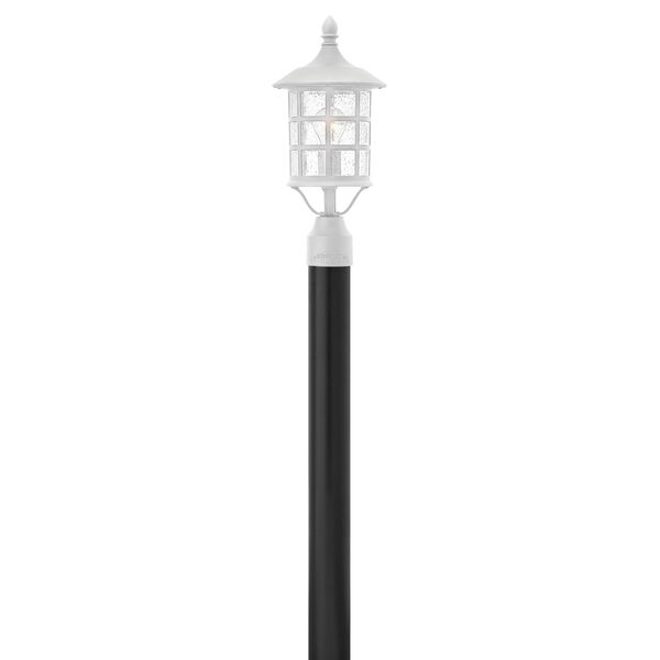 Freeport Classic White 8-Inch One-Light Outdoor Post Top and Pier Mount, image 1