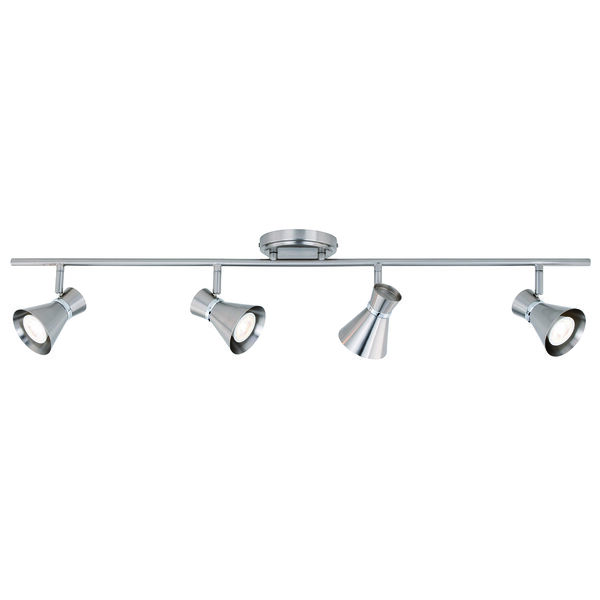 Alto Brushed Nickel with Chrome Four-Light Directional Light, image 1