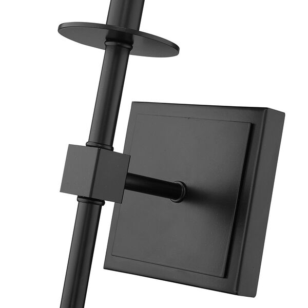 Camila Matte Black One-Light Wall Sconce, image 6