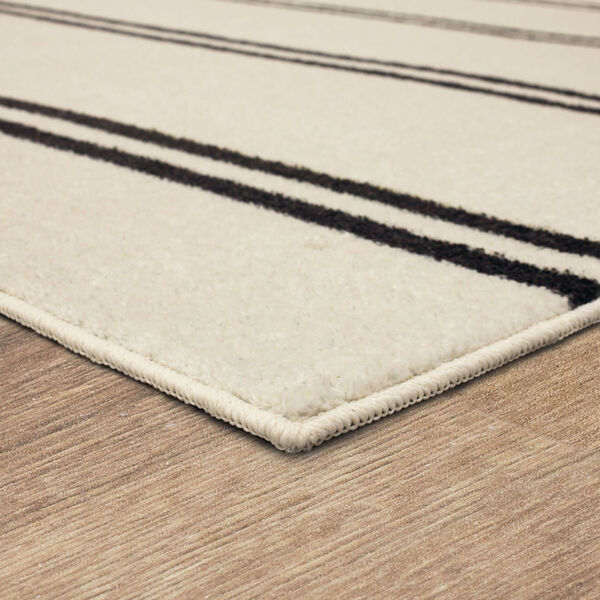 Camden Ivory Neutral Striped Area Rug, image 4