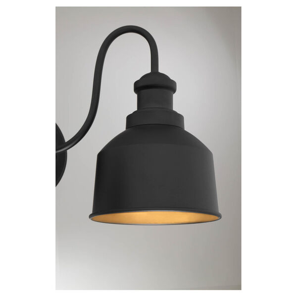 Lex Matte Black Two-Light Outdoor Wall Sconce, image 5