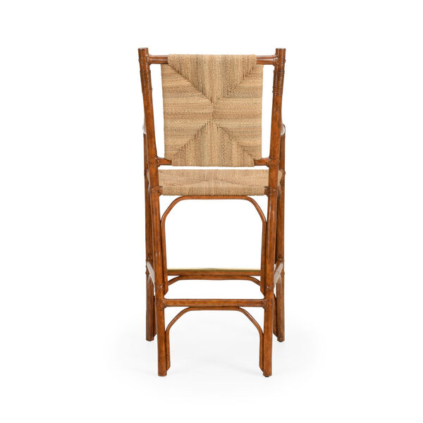 Antique Cherry and Natural Barstool, image 4