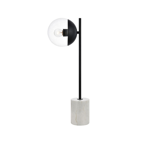 Eclipse Black One-Light Table Lamp, image 1