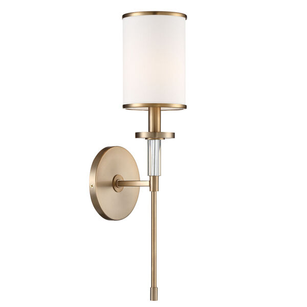 Hatfield Aged Brass One-Light Wall Sconce, image 2