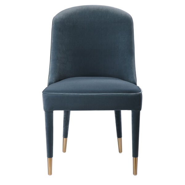 Brie Blue Armless Chair, Set of 2, image 1