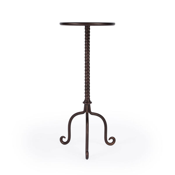 Alma Metal Pedestal  Side Table, image 4