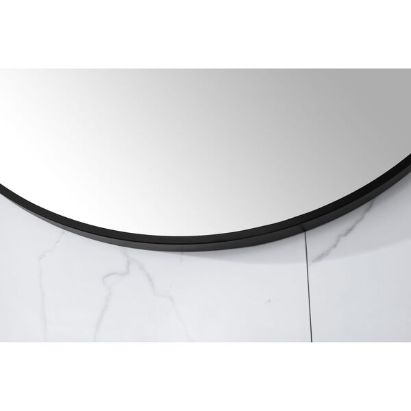 Avon Matte Black 30-Inch Mirror, image 6