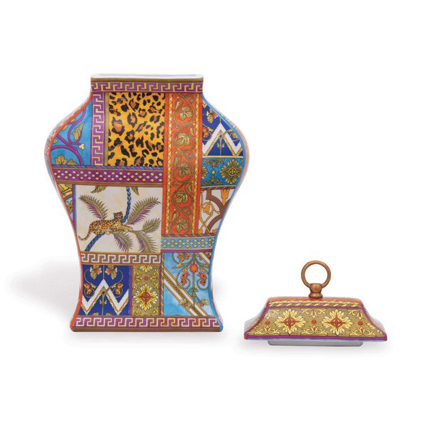Gypsy Multicolor Decorative Jar, image 3