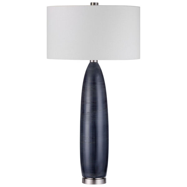 Cullen Blue and Gray One-Light Table Lamp, image 3