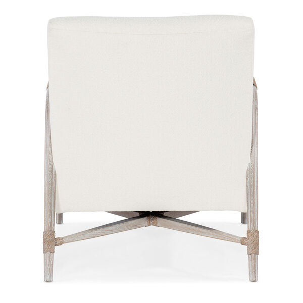 Isla White Washed Oak and Silver Accent Lounge Chair, image 4