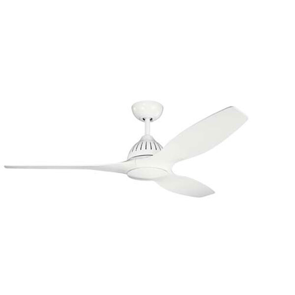 Jace White LED 60-Inch Ceiling Fan, image 2
