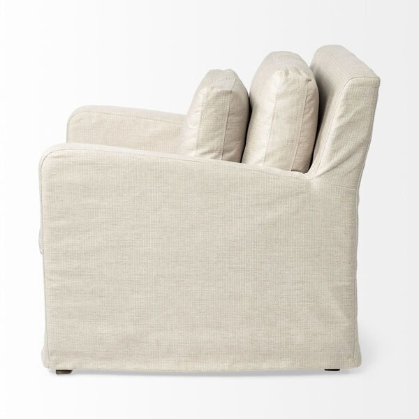 Denly III Cream Slipover Upholstered Arm Chair, image 4
