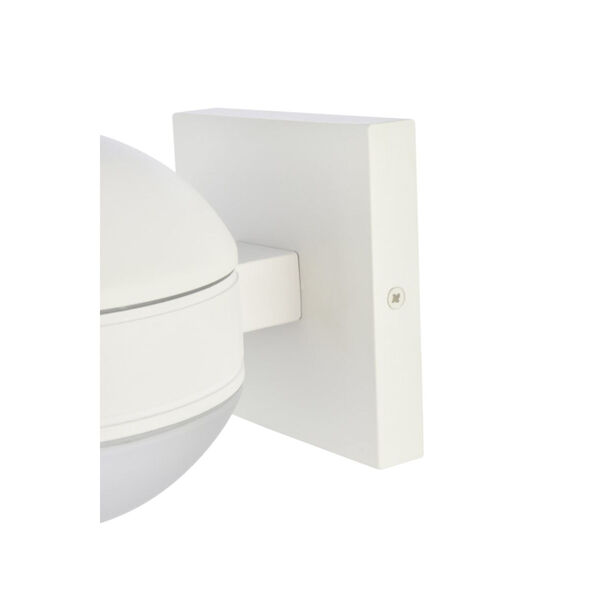 Raine White 350 Lumens Eight-Light LED Outdoor Wall Sconce, image 5