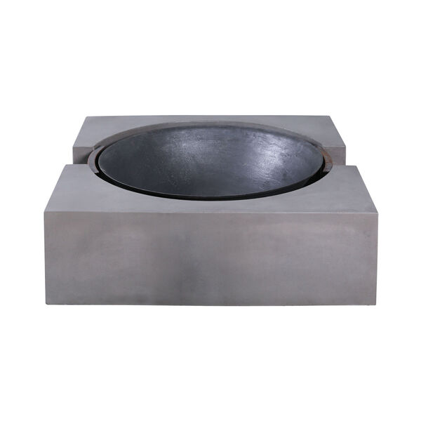 Volcano Polished Concrete Outdoor Fire Pit, image 2