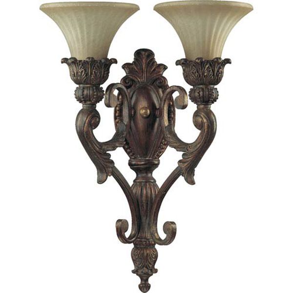 Madeleine Two-Light Corsican Gold Sconce, image 1