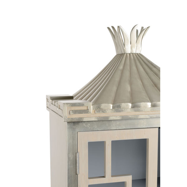 Gray and Silver Palm Beach Cabinet, image 4