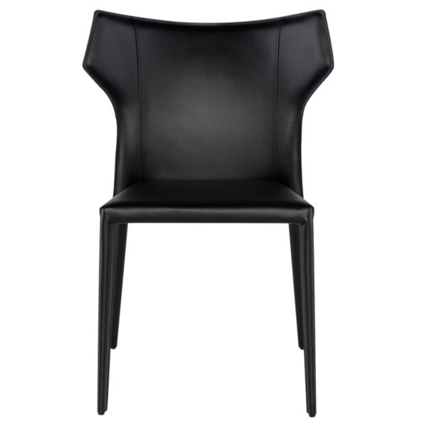 Wayne Matte Black Dining Chair, image 2