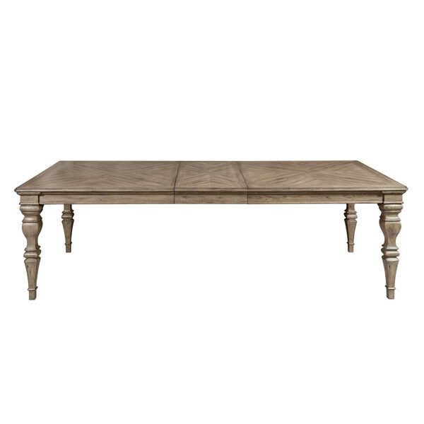 Garrison Cove Natural Carved-Leg Dining Table, image 2