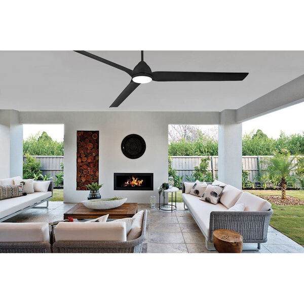 Java Xtreme Coal 84-Inch Integrated LED Outdoor Ceiling Fan with Wi-Fi, image 3