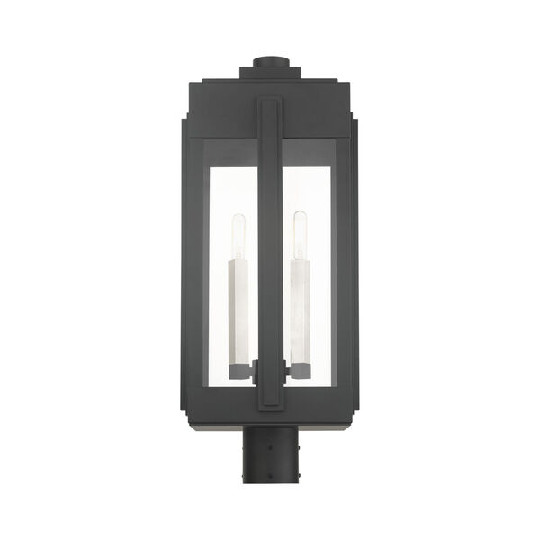 Lexington Black Three-Light Outdoor Post Lantern, image 5