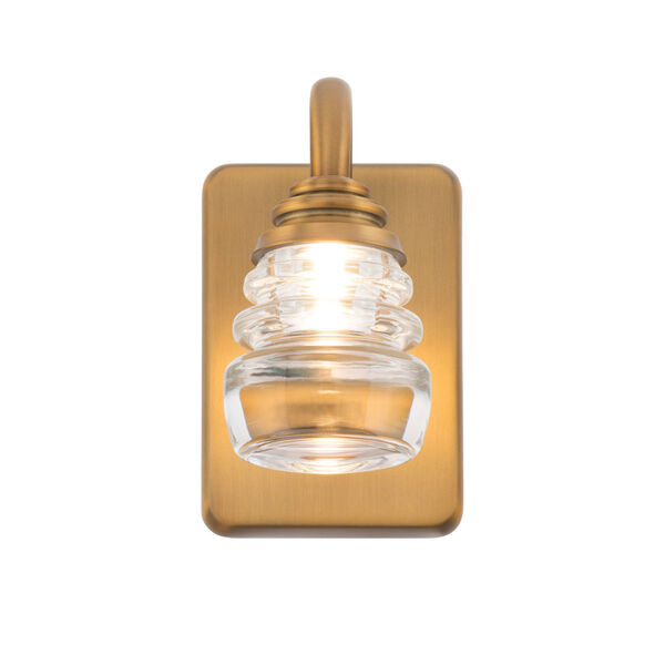 Rondelle Aged Brass 5-Inch LED Bath Vanity, image 2