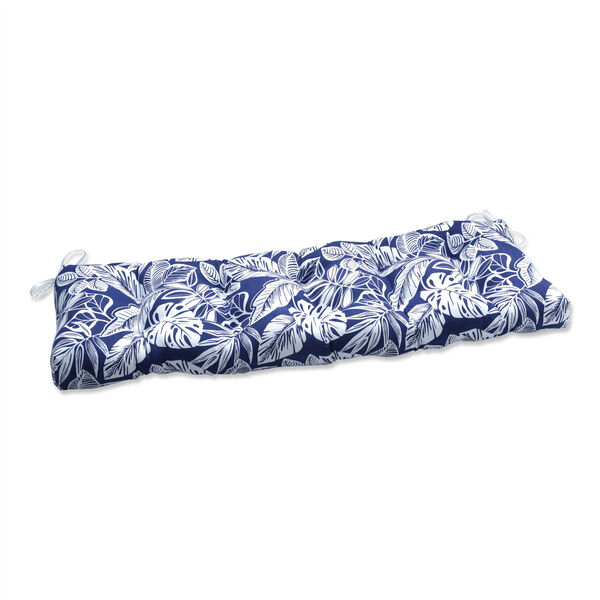 Delray Navy 52-Inch Tufted Bench Cushion, image 1