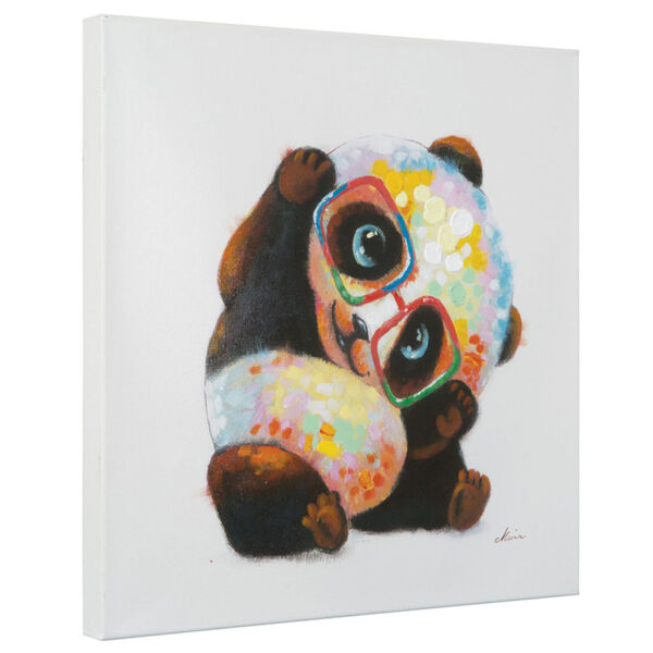 Smarty Panda: 24 x 24 Acrylic Painting, image 2