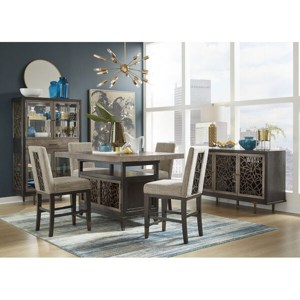Ryker Black Counter Height Dining Table, image 5
