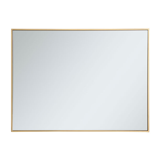 Eternity Brass 30-Inch Rectangular Mirror, image 5