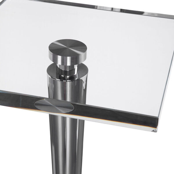 Campeiro Polished Nickel End Table, image 3