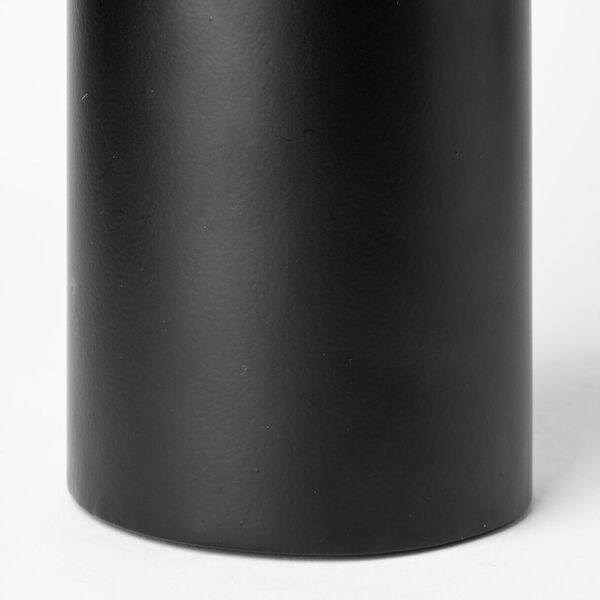 Alex Black Large Cylindrical Table Candle Holder, image 5