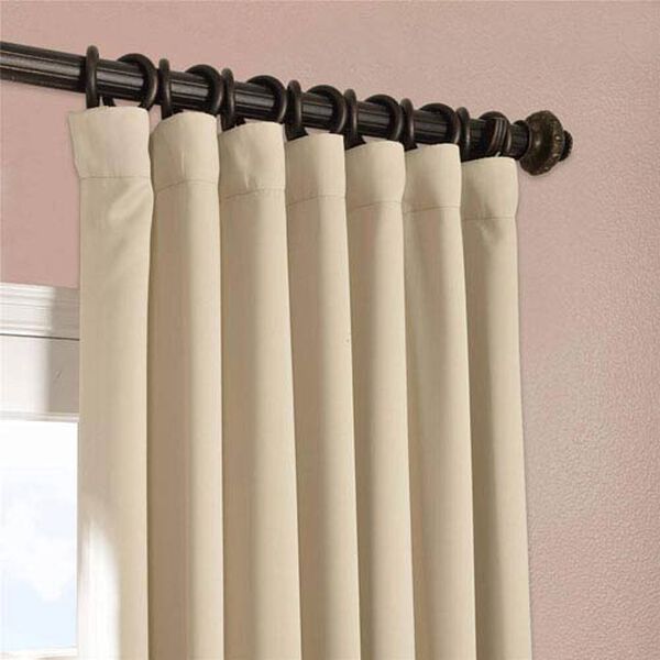 Stone 108 x 100-Inch Double Wide Blackout Curtain Single Panel, image 2