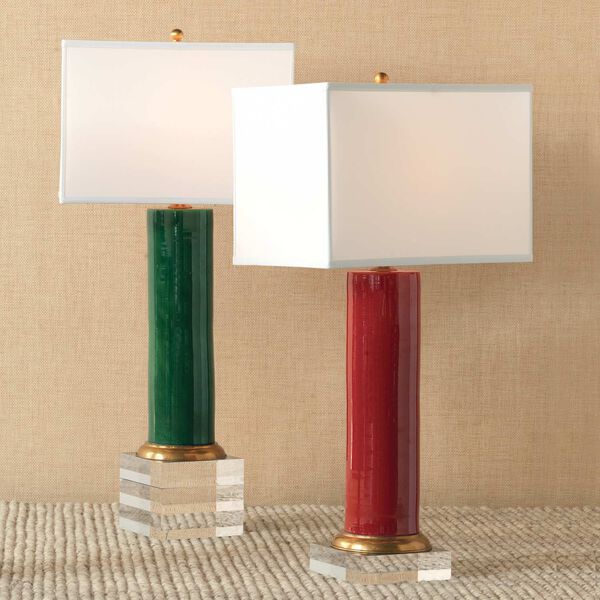 Melrose Emerald One-Light Table Lamp, image 2