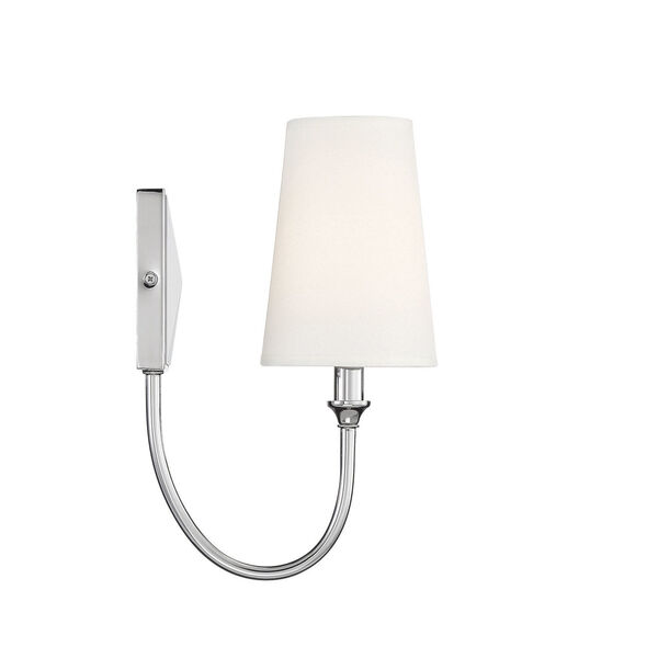 Cameron 
Polished Nickel One-Light Wall Sconce, image 4