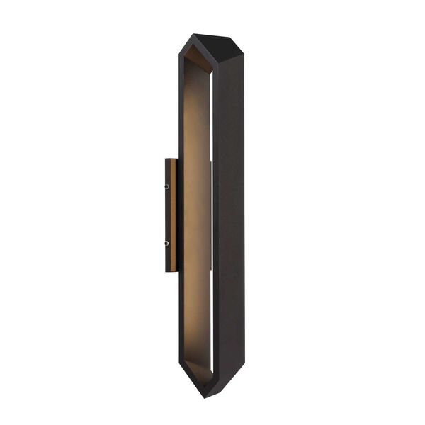 Pitch Coal LED Outdoor Wall Sconce, image 1