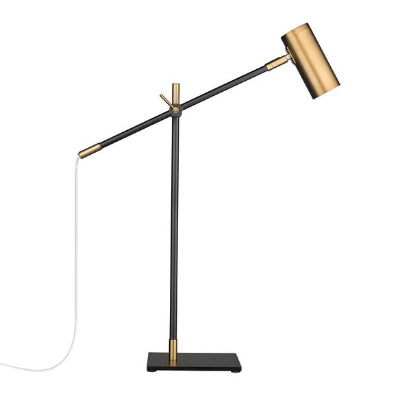 Calumet Black Brass One-Light Table Lamp, image 4