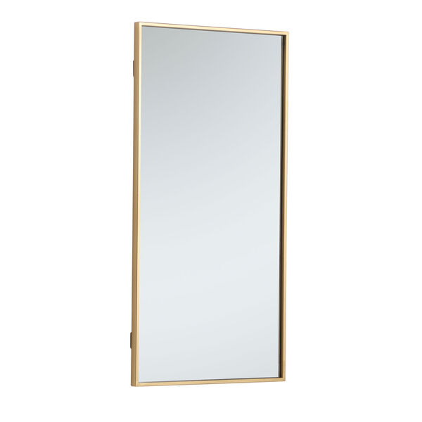 Eternity Brass 18-Inch Rectangular Mirror, image 4