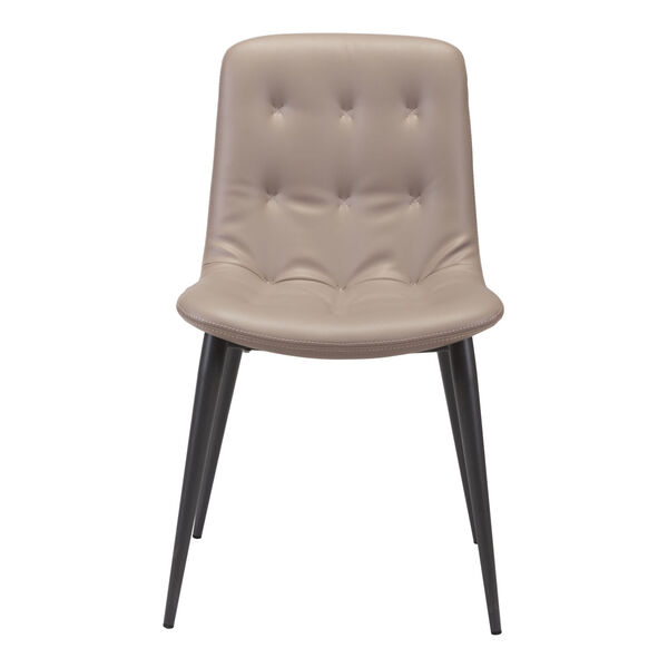 Tangiers Taupe and Black Dining Chair, Set of Two, image 4