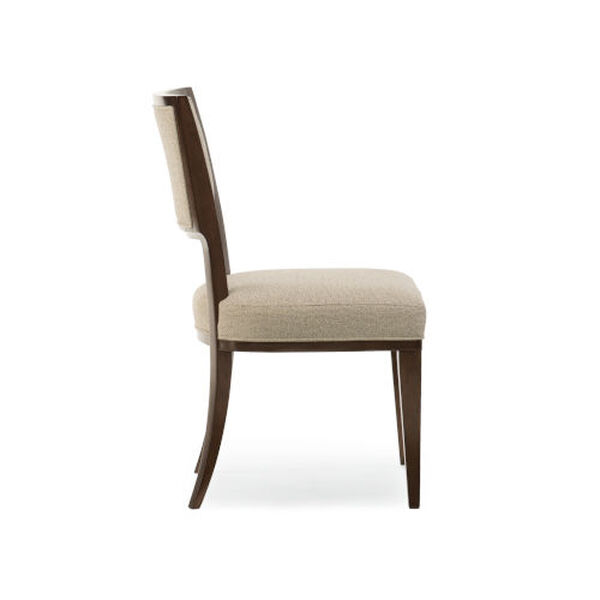Modern Streamline Beige Moderne Side Dining Chair, image 6