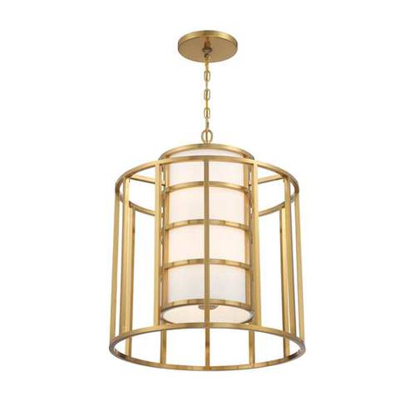 Hulton Luxe Gold Six-Light Chandelier, image 2