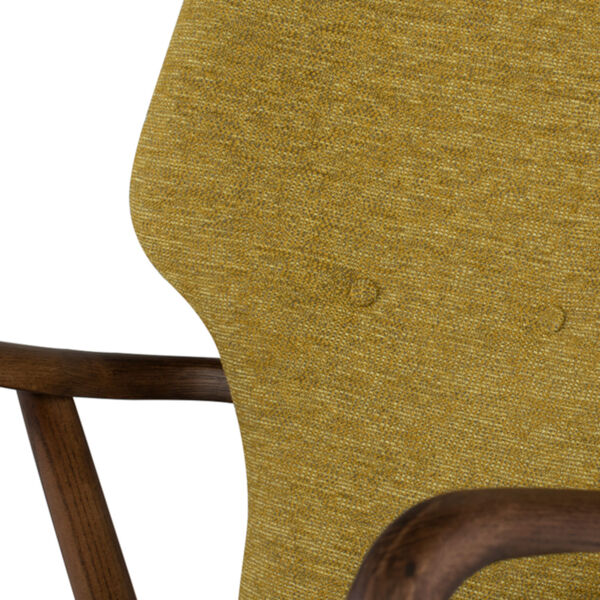 Patrik Yellow and Brown Occasional Chair, image 4